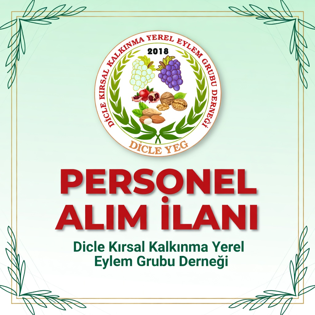 DİCLE KIRSAL KALKINMA YEREL EYLEM GRUBU İŞE ALIM İLANI